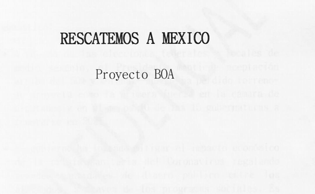 Funcionario de Segob se deslinda de elaboración del "BOA", documento contra AMLO