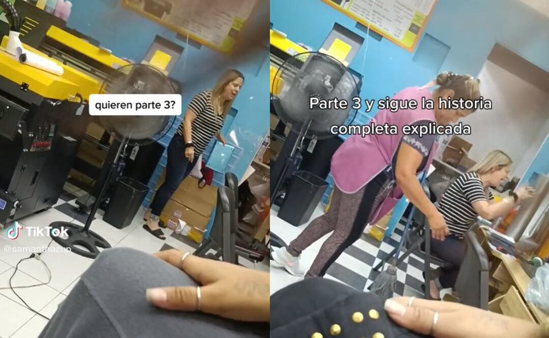 Una joven identificada como Samantha denunció los malos tratos que vivía de su jefa. / Foto: Captura