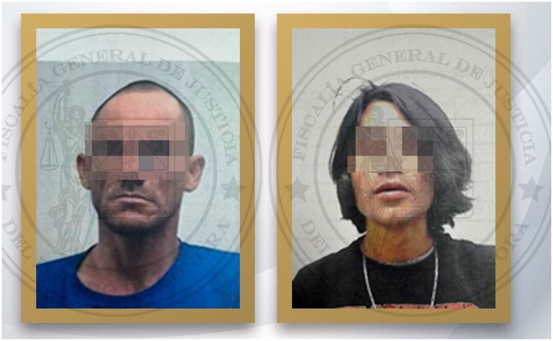 La Fiscalía de Sonora informó que sentenciaron a 45 años de prisión a dos feminicidas en Sonora (8/11/2024). Foto: Fiscalía de Sonora
