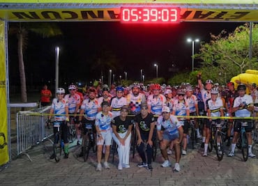Cancún celebra su 55 aniversario con carrera ciclista “L’etape Cancún By Tour de France”; participan más de mil personas