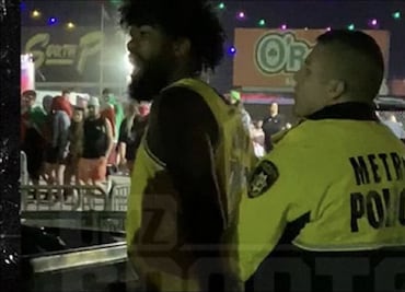 Estrella de los Cowboys de Dallas es esposado en un festival de música