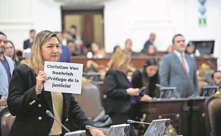 Morena arremete contra Von Roehrich