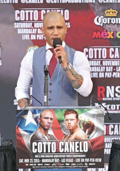 Según Freddie Roach, Cotto tiene ventaja física sobre el ‘Canelo’ (ARCHIVO. EL UNIVERSAL)