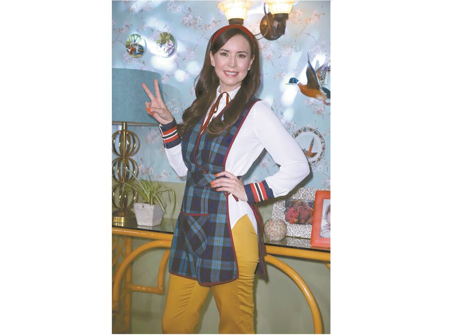 La actriz regresó a interpretar a La Nena en Una familia de diez. Foto/EDGAR NEGRETE. CLASOS