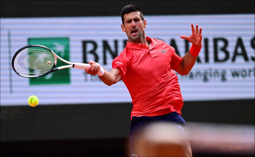 Novak Djokovic en Roland Garros - Foto: AFP