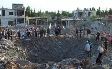 Primer ataque ruso en Siria causa muerte de 36 civiles