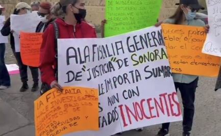 Miembros de colectivo bloquean acceso a juzgados del Cereso de Hermosillo; denuncian irregularidades en actuación de jueces y procesos