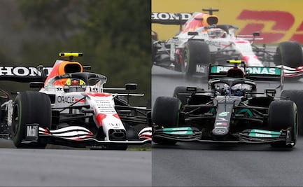 Checo Pérez sube al podio tras finalizar tercero en el GP de Turquía; Bottas fue el ganador