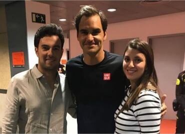 El día que Checo Pérez y Roger Federer se conocieron en Madrid
