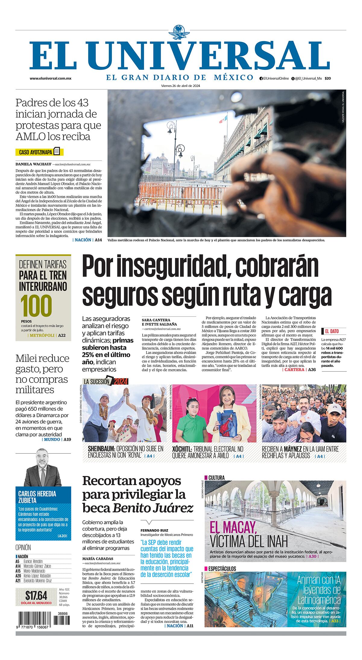 Portada impresa