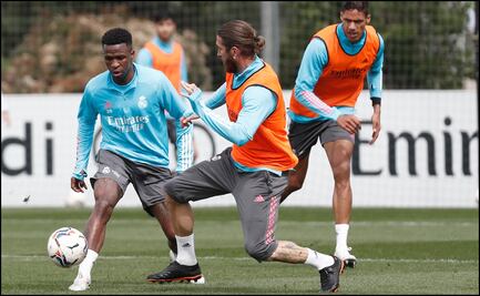 Sergio Ramos regresó a los entrenamientos con el Real Madrid