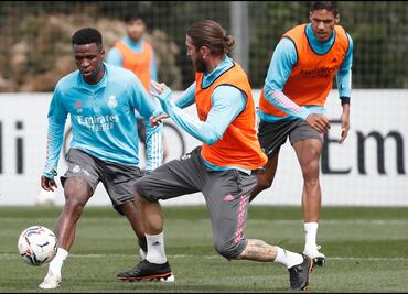 Sergio Ramos regresó a los entrenamientos con el Real Madrid