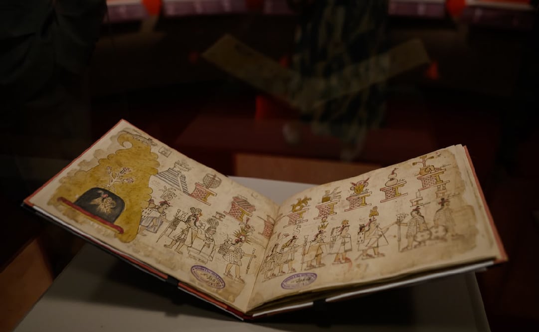 El códice narra el viaje de los aztecas a su tierra prometida. Foto: INAH.