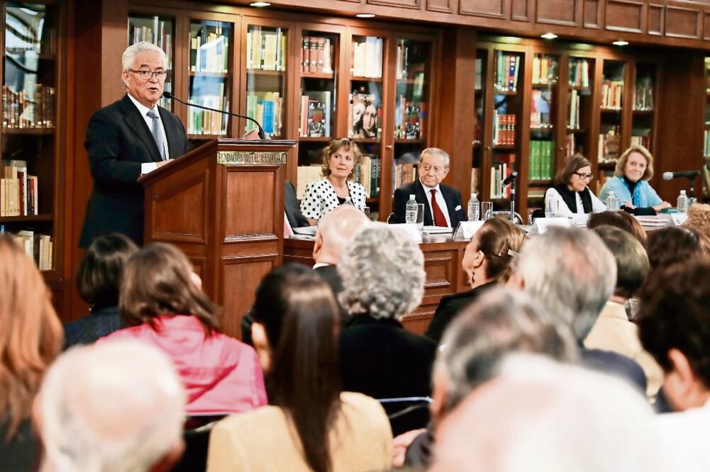 Bernardo Quintana Isaac, miembro del Consejo de Administración de ICA, destacó que esa empresa constructora cumple 70 años de su creación. (CRISTOPHER ROGEL BLANQUET. EL UNIVERSAL)