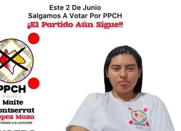 Sustituyen a Lucero Esmeralda López, candidata del Partido Popular Chiapaneco, quien fue asesinada