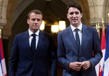 Trump arremete contra Macron y Trudeau por aranceles