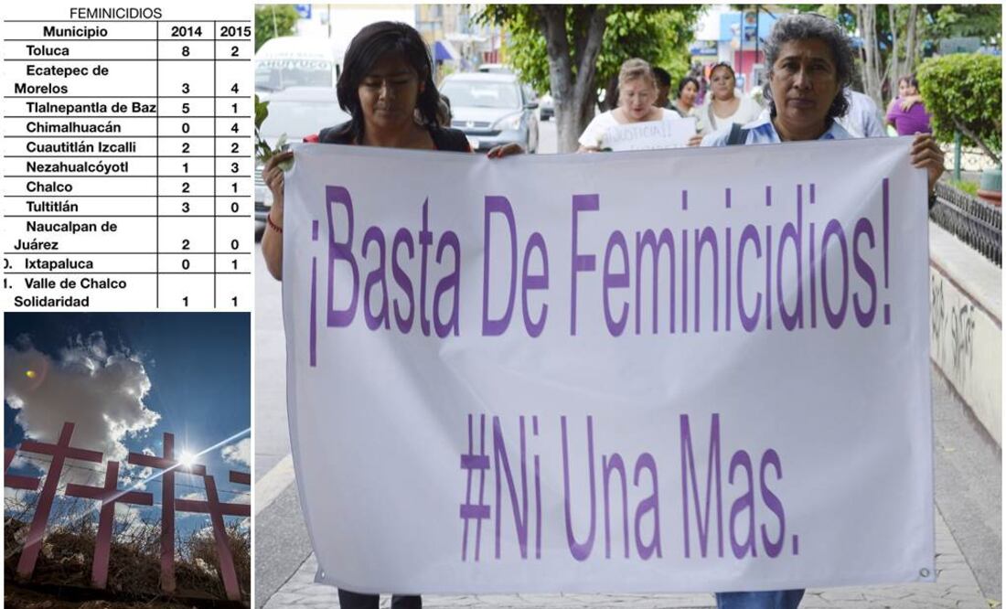 El repunte de feminicidios es notorio en el Estado de México. (Foto: Archivo / El Universal)