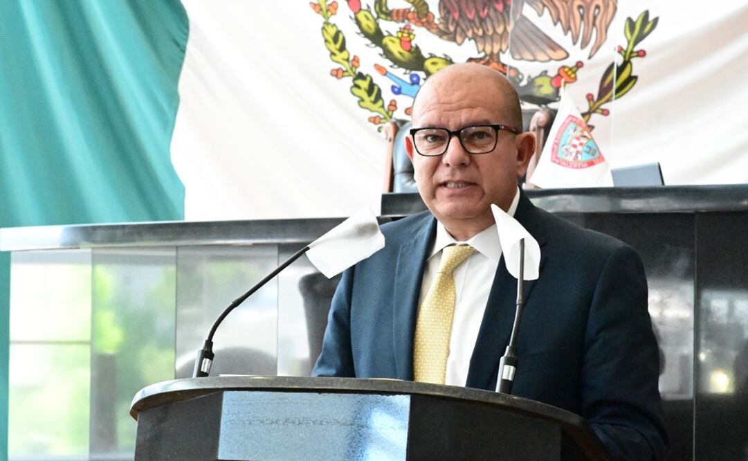 Edin Cuauhtémoc Estrada Sotelo, coordinador de la bancada morenista del Congreso de Chihuahua. Foto: Especial