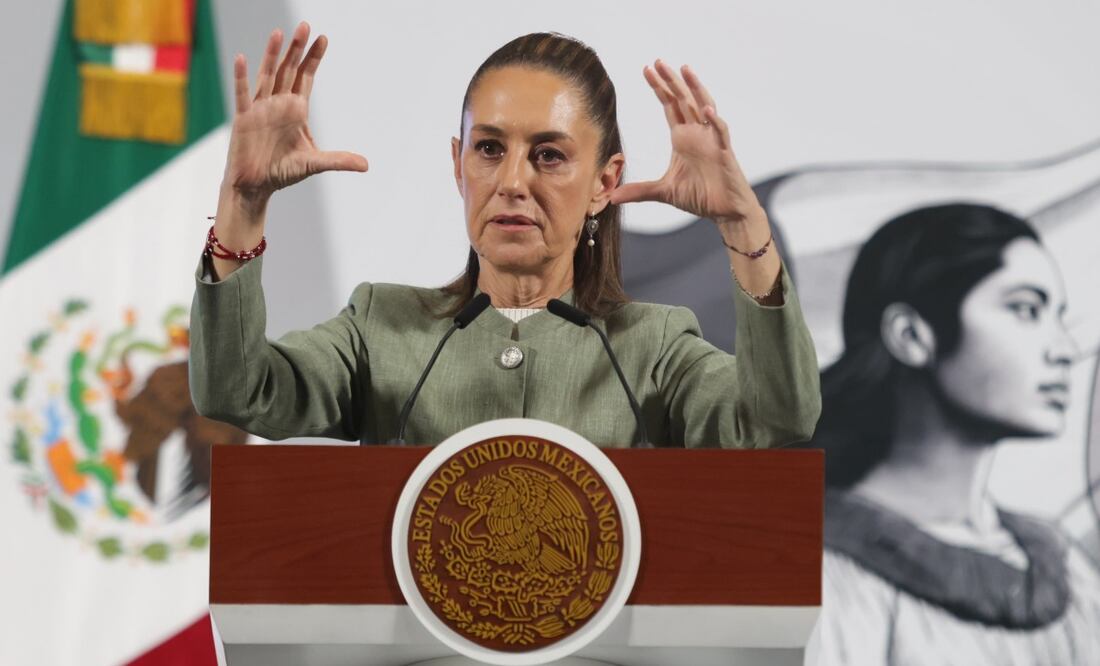 La Presidenta señaló que ahora Liconsa pasará a ser Leche para el Bienestar. Foto: Carlos Mejía / EL UNIVERSAL