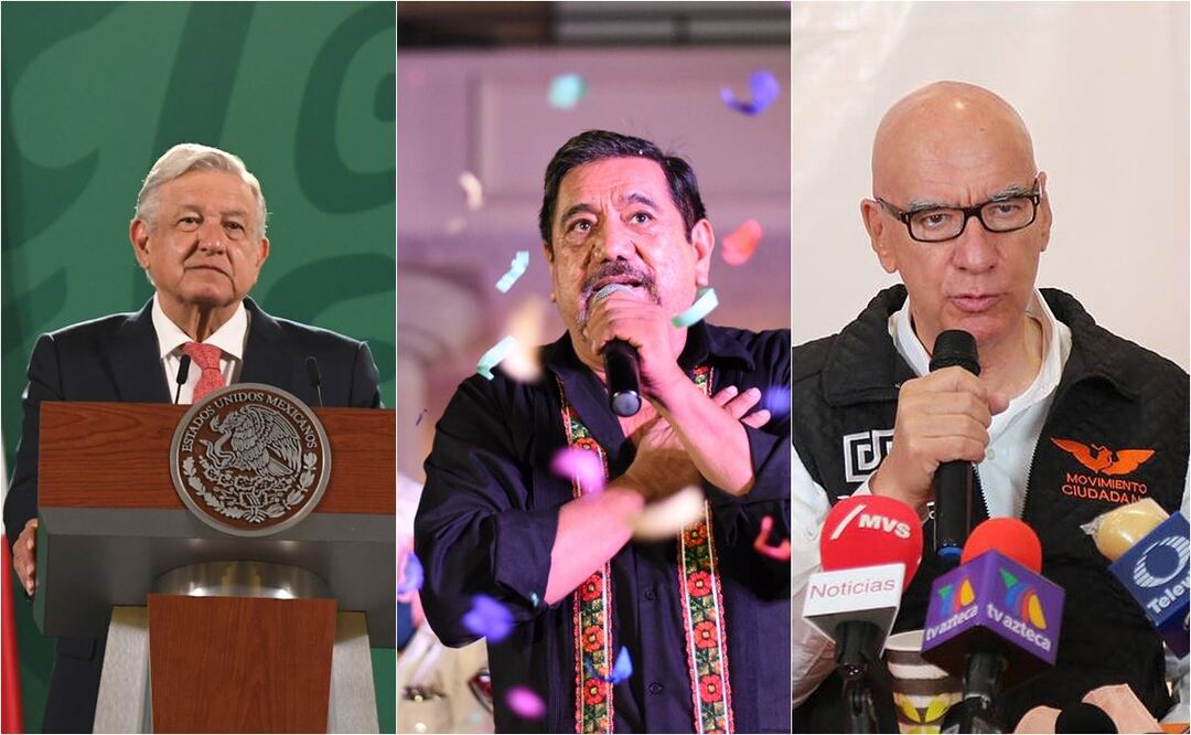 Andrés Manuel López Obrador, Félix Salgado y Dante Delgado