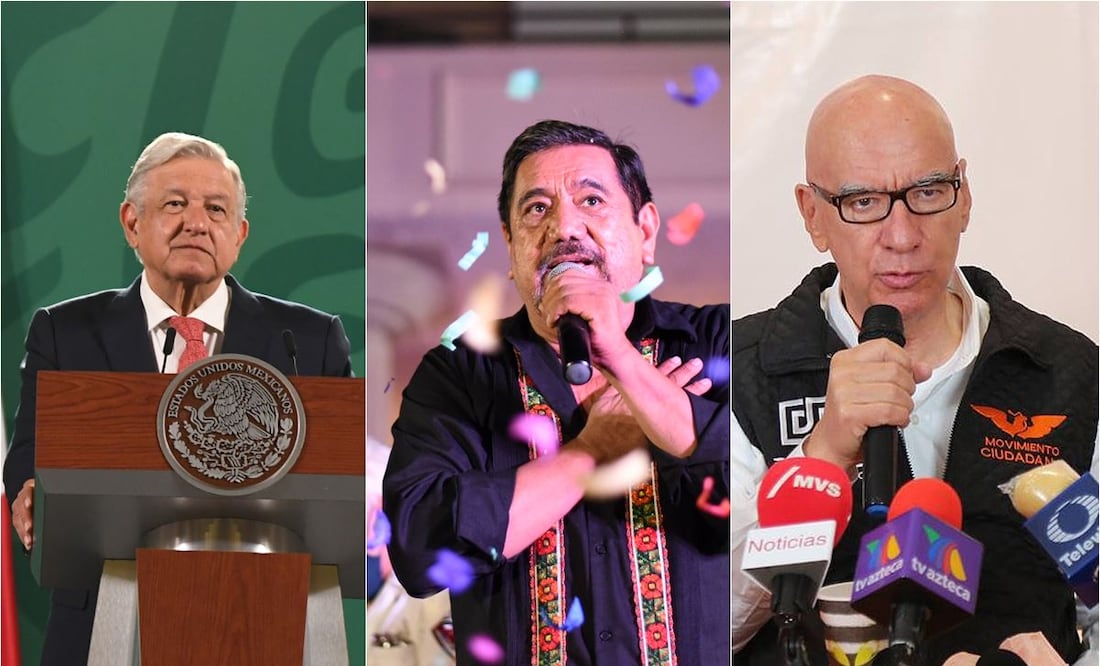 Andrés Manuel López Obrador, Félix Salgado y Dante Delgado