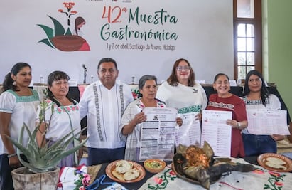 Más de mil cocineras tradicionales participarán en la 42 Muestra Gastronómica de Santiago de Ayala, Hidalgo