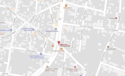 Mapa. Lugar del incendio en predio de Edomex