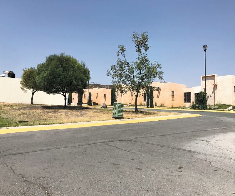 El fraccionamiento Citara, donde vivía Gerardo, se ha convertido en una zona desierta, con casas deshabitadas. Foto: Rebeca Jiménez/ El Universal
