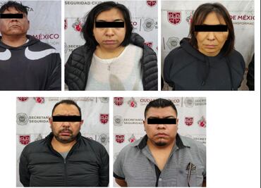 Detienen a cinco narcomenudistas en Tláhuac y Xochimilco; aseguran más de mil 300 dosis de droga