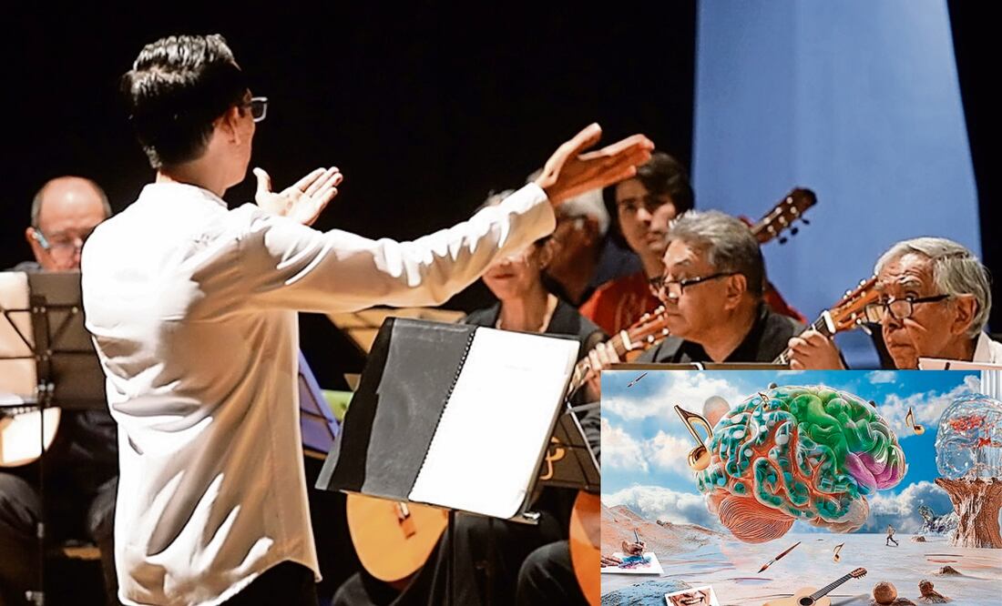 Participantes de las clases de guitarra en un concierto que ofrecieron recientemente. Foto: Ramiro Valencia