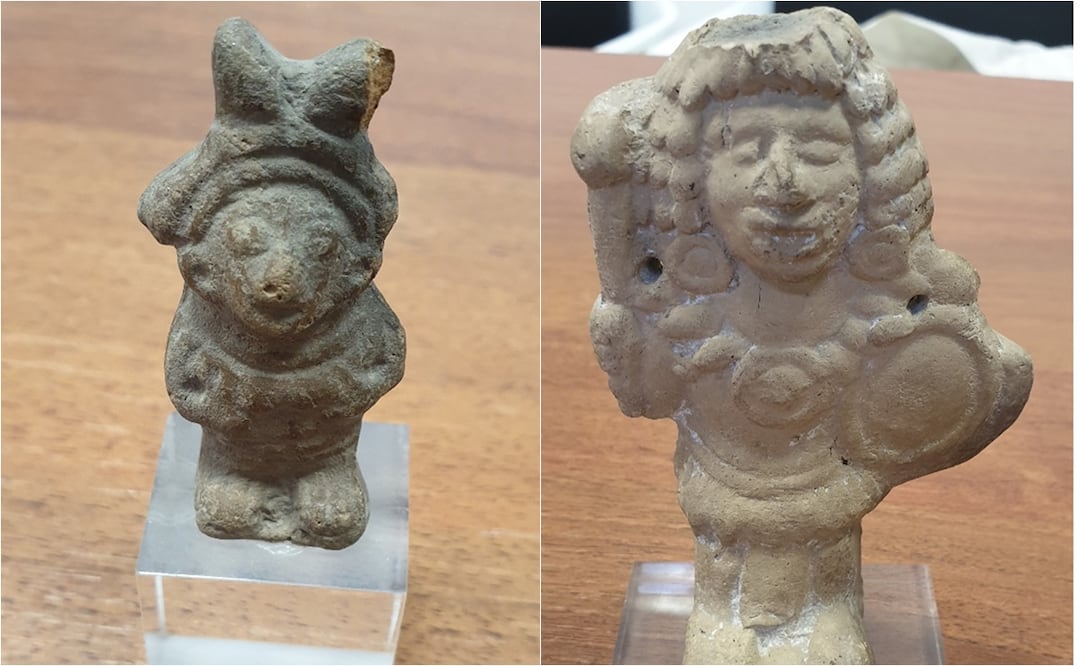 101 piezas de importancia histórica y cultural son devueltas de Italia a México.
Fotos: EFE/Carabineros de Tutela Patrimonio Cultural