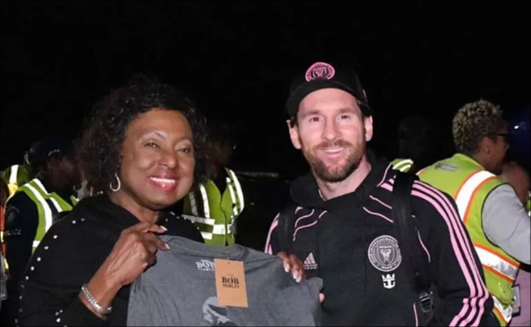 Lionel Messi recibió un regalo relacionado a Bob Marley / Foto: Especiales