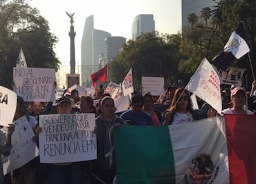 Third protest over gas price hike in Mexico City
