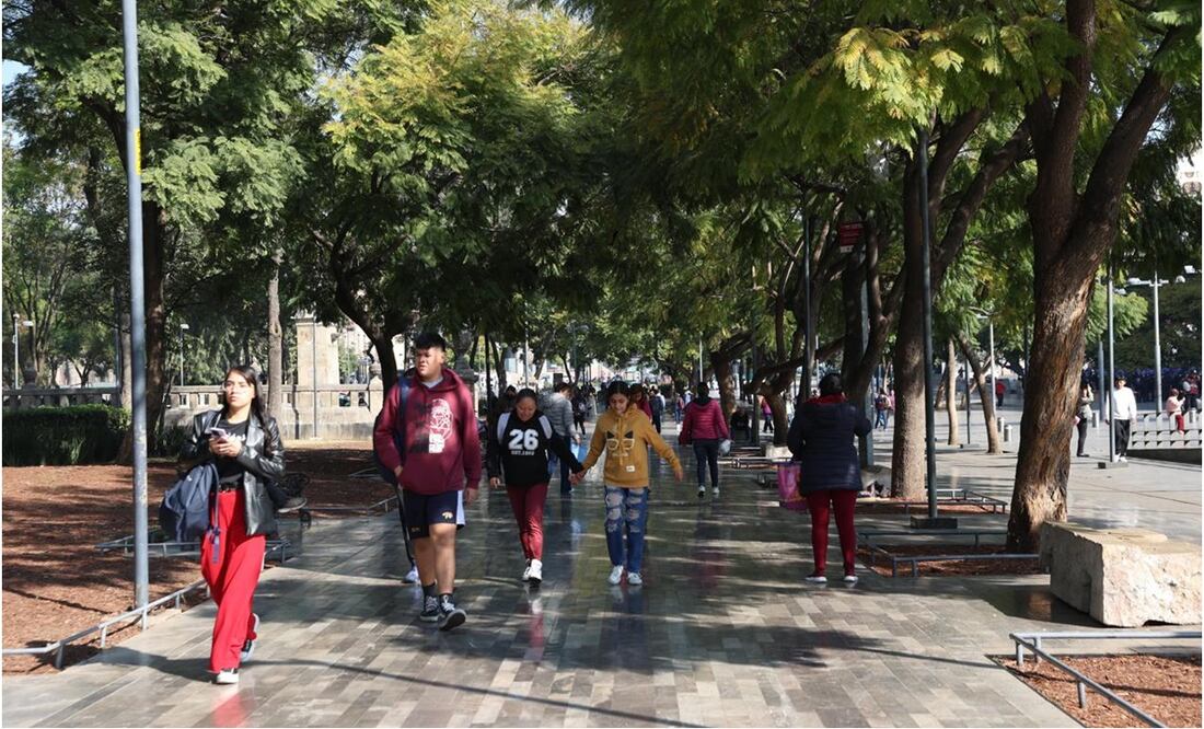 Alameda Central de la CDMx. Foto: Ivan Montaño/ELUNIVERSAL