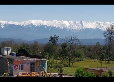 Por confinamiento por Covid-19, reaparece vista del Himalaya en India