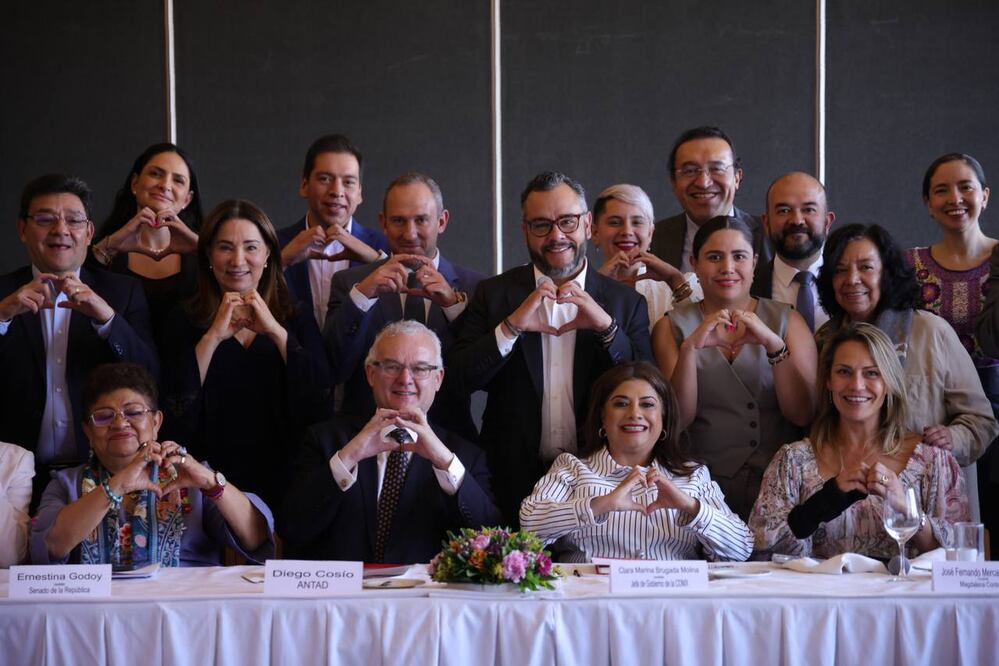 Clara Brugada se reunió con empresarios del G9. (FOTO: especial)