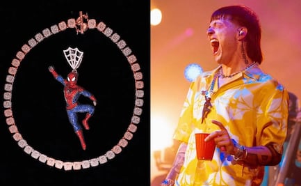 Peso Pluma niega robo de valiosa cadena con dije de Spiderman 