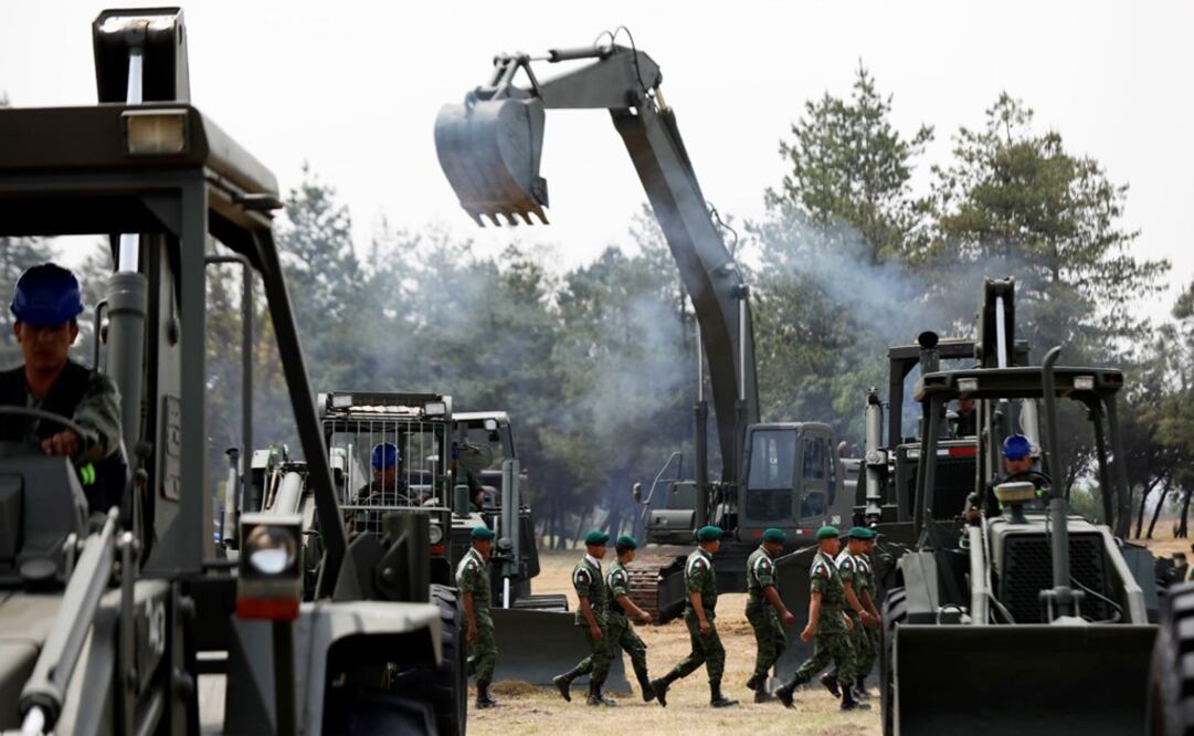 President López Obrador announced the army will build the new airport - Photo: Edgard Garrido/REUTERS
