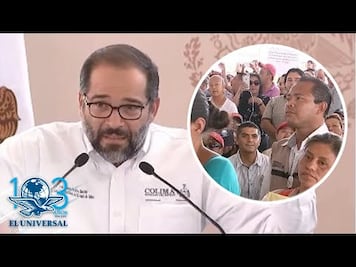 Gobernador de Colima confronta protesta, AMLO pide respeto