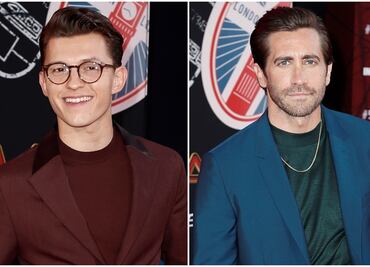 Tom Holland y Jake Gyllenhaal desafían la gravedad con "t-shirt challenge"