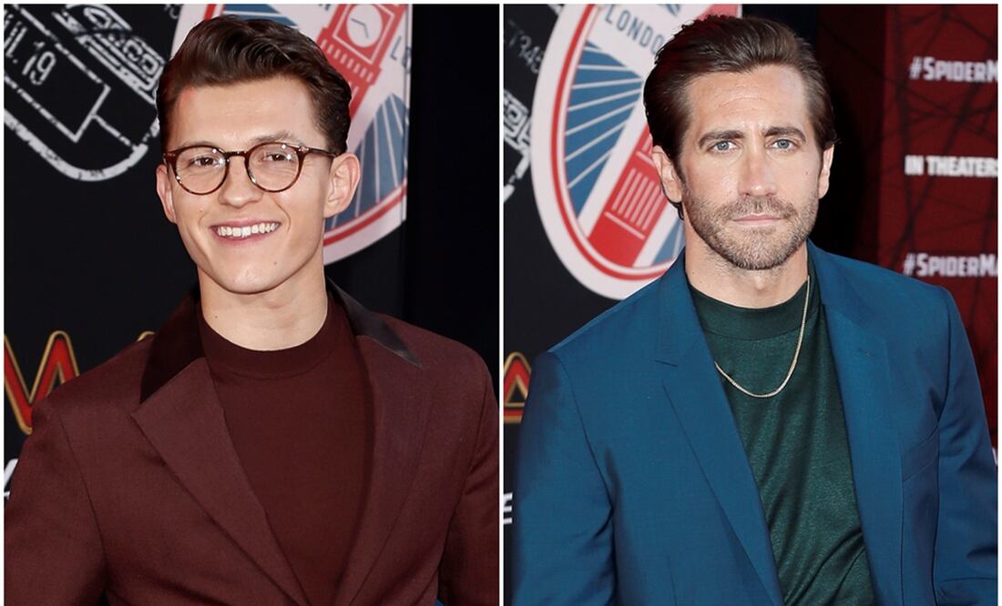 Tom Holland y Jake Gyllenhaal. Foto: Archivo EFE