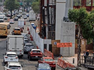 L3 del Cablebús quita espacio a peatones en Constituyentes