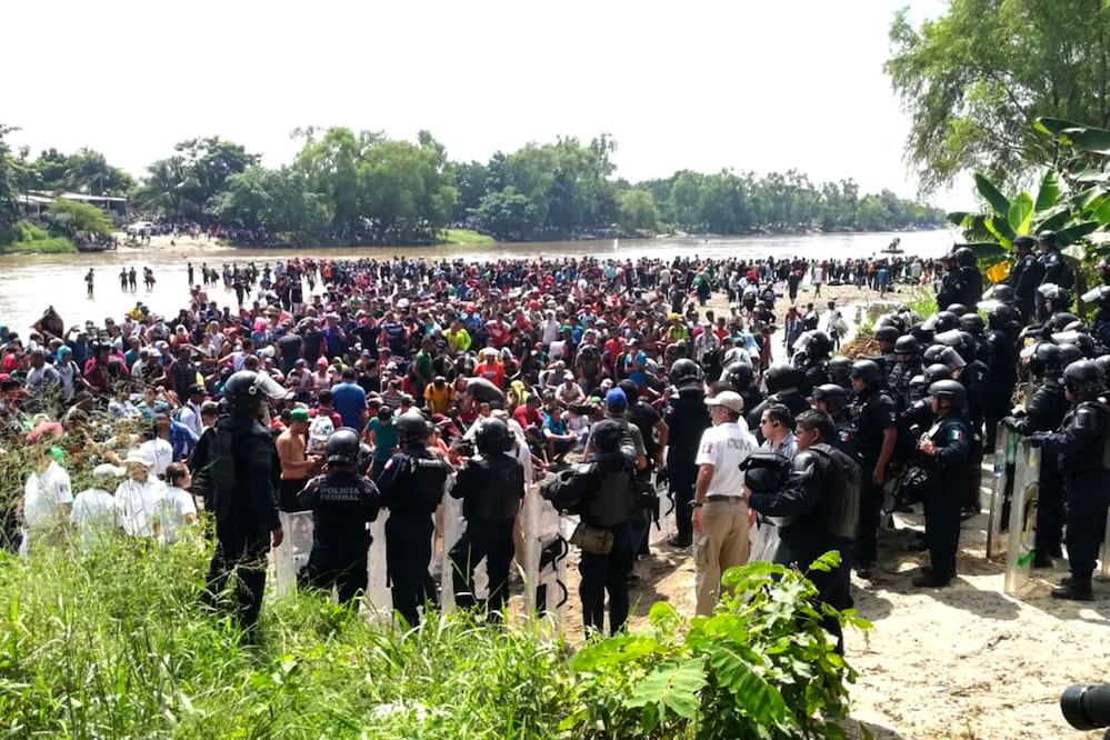 Los jóvenes hondureños realizaban funciones de prevención en el marco del “Operativo Caminante” (MARIA DE JESÚS PETERS, EL UNIVERSAL)