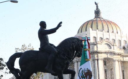 Vandalismo contra escultura de Madero