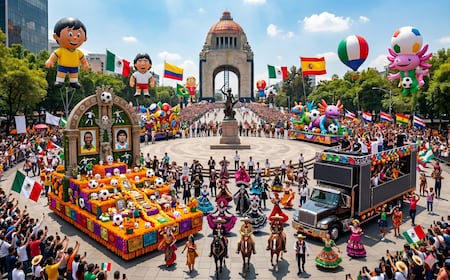 CDMX prepara el Gran Desfile Mundialista con catrinas, cempasúchil y una ofrenda para Pelé y Maradona: fecha, hora y ubicación