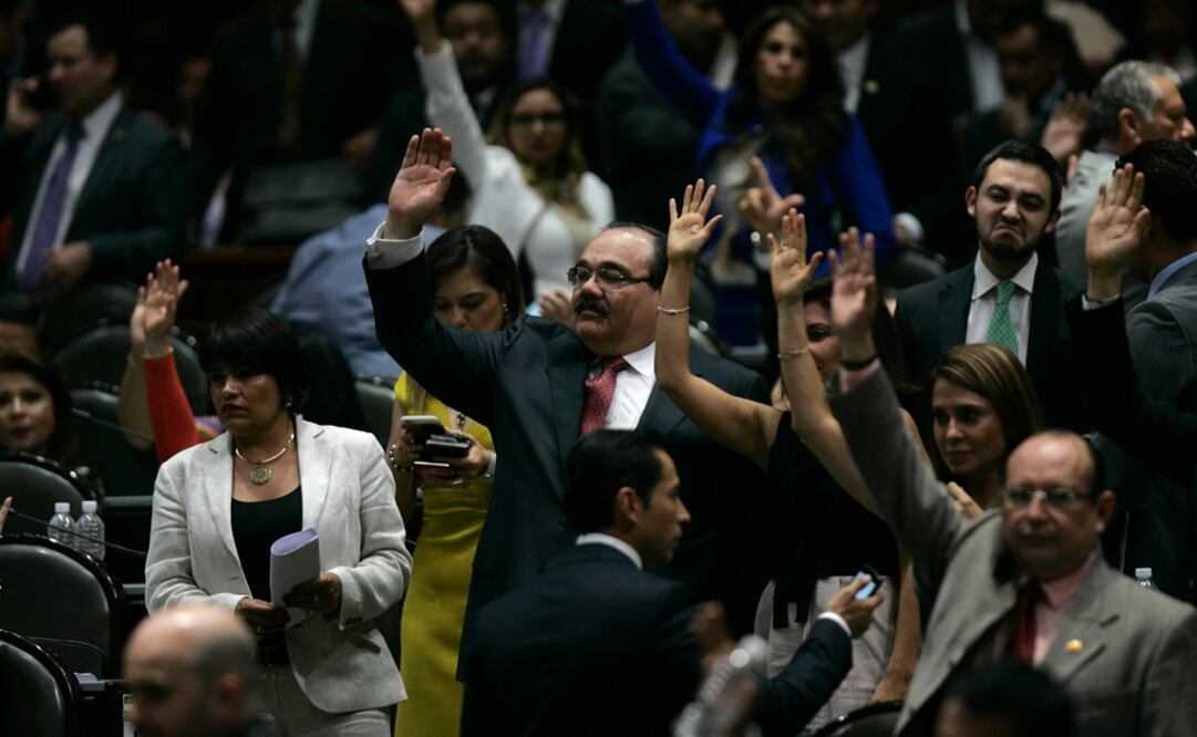  El vicecoordinador de la bancada del tricolor en San Lázaro, Jorge Carlos Ramírez Marín, dijo que 3 de 3 para empresarios va. /Alejandro Acosta - EL UNIVERSAL