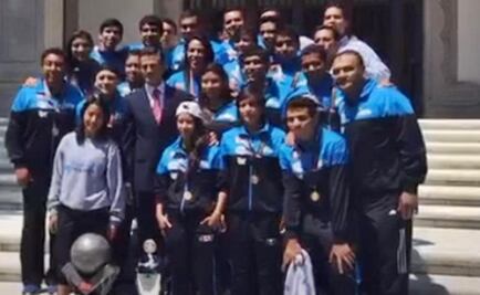 EPN convive con selecciones de niños en situación de calle