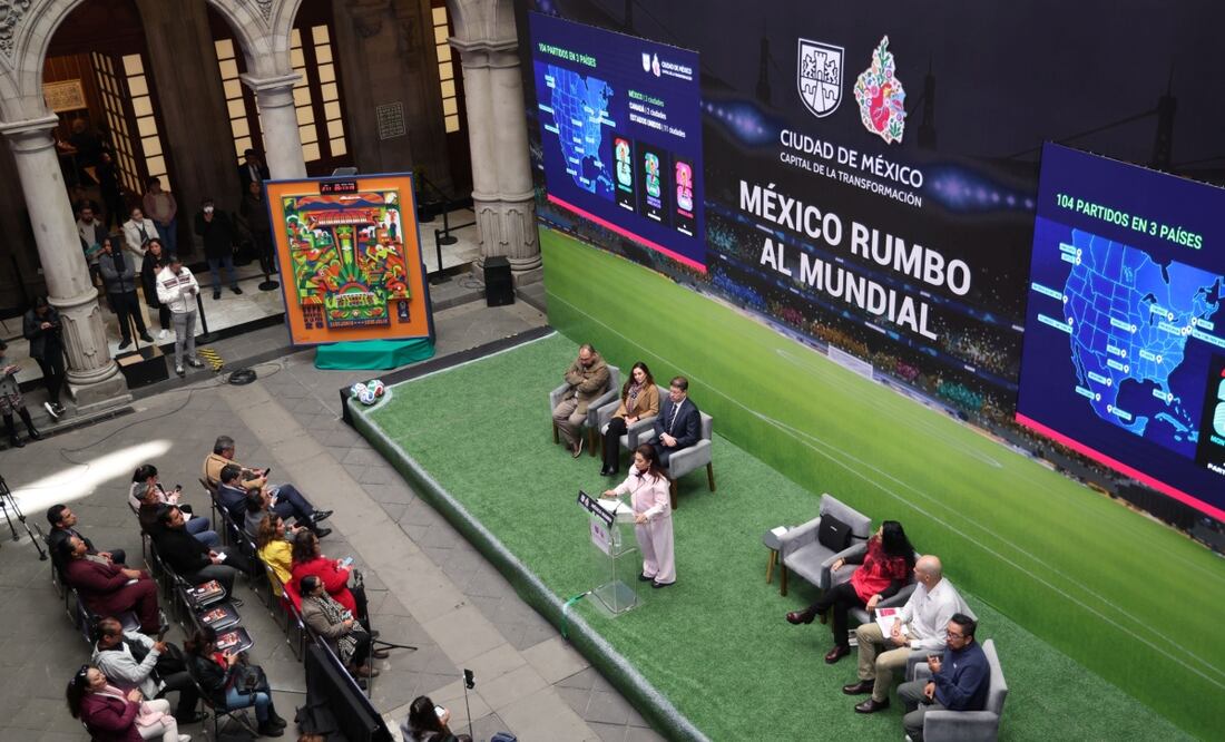 CDMX se declara lista para el Mundial 2026; anuncian obras y festivales rumbo a la justa. Foto: Especial