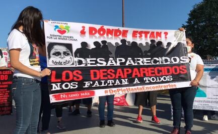 Realizan manifestación por personas desaparecidas en Tamaulipas