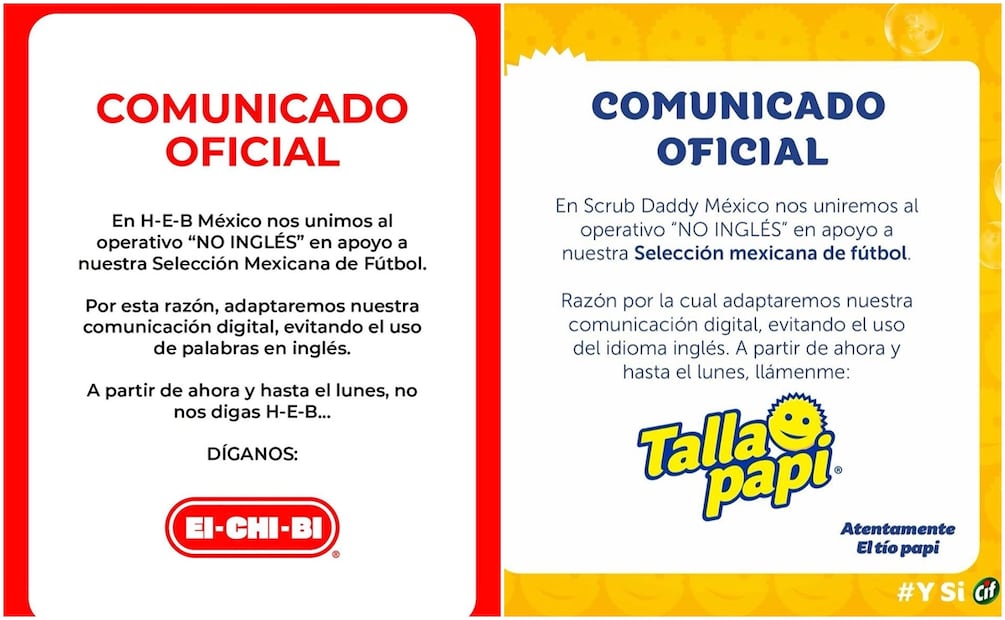 Las marcas internacionales se mexicanizaron en apoyo a la Selección Mexicana. Fotos: Redes Sociales
